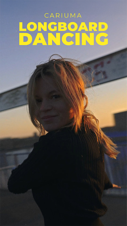 Reel instagram d'Alexandra Sabeh, longboardeuse, pour Cariuma, produit par Great Plains Productions, agence de production audiovisuelle.