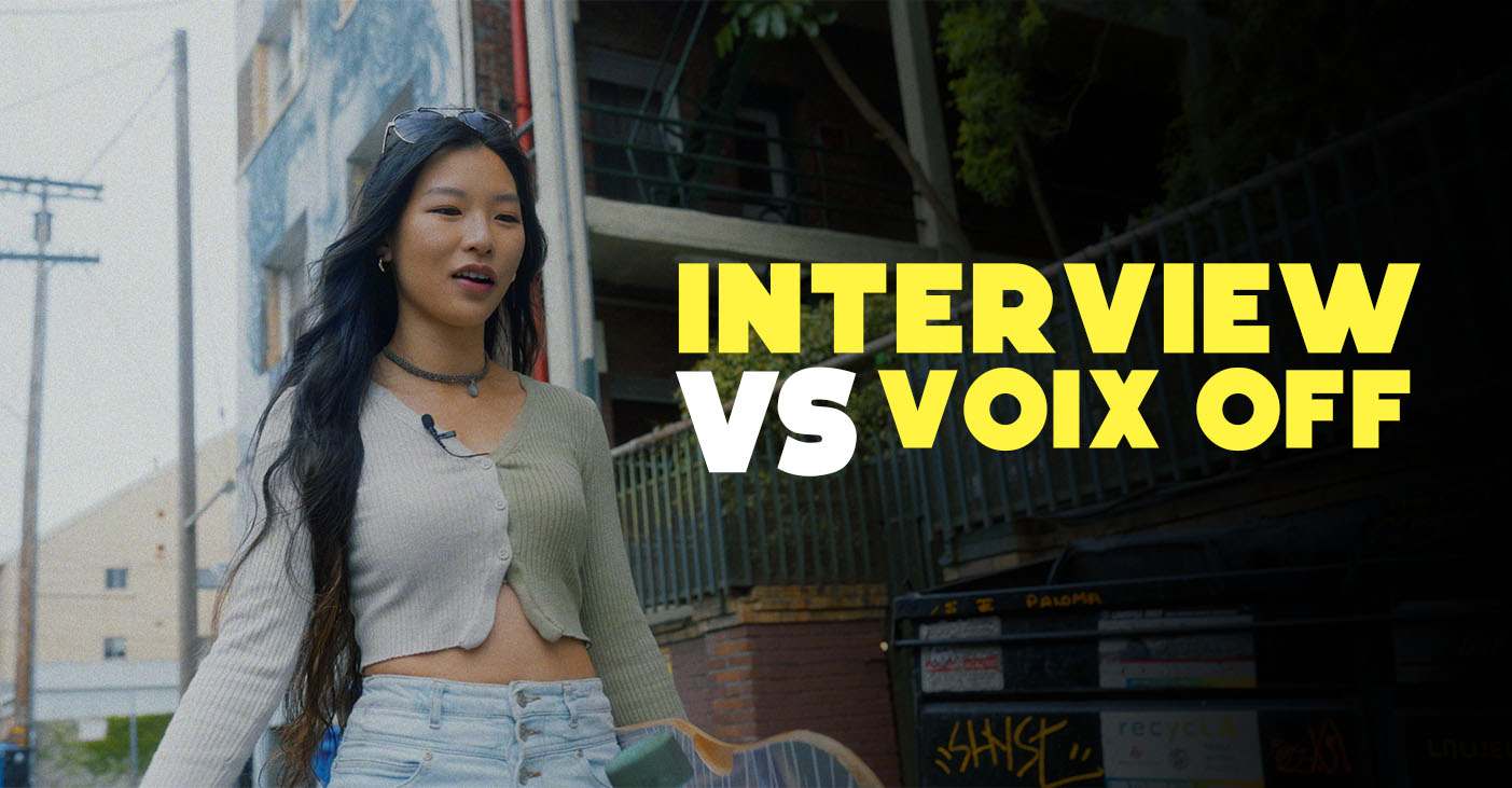 Interview vs Voix off - Great Plains Productions